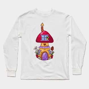 Mushroom house Long Sleeve T-Shirt